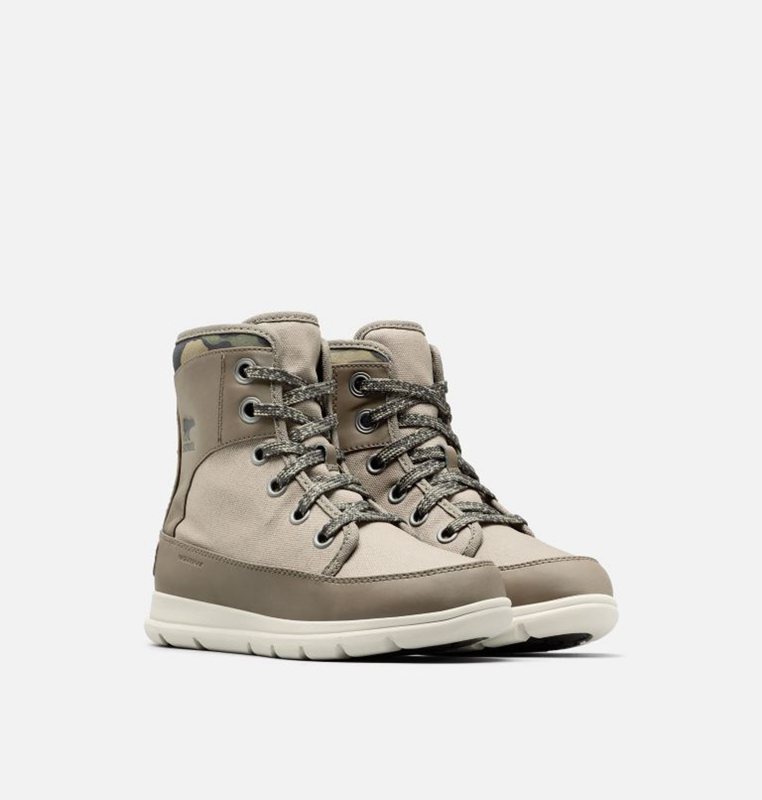 Womens Lace-Up Boots Olive - Sorel ™ Explorer 1964 Low - 052-ENAMPU